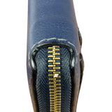 Chloé Dark Blue Leather Marcie Long Zip Wallet