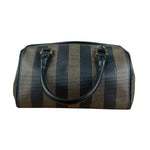 Fendi Vintage Pequin Stripped Mini Boston Bag