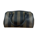 Fendi Vintage Pequin Stripped Mini Boston Bag