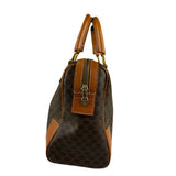 Celine Vintage Macadam Canvas Boston Bag