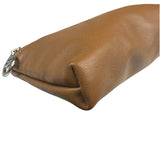 Longchamp Camel Leather Cosmetic Pouch
