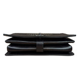 Chanel Black Leather Paris-Seoul Korean Garden Flap Bag 2015