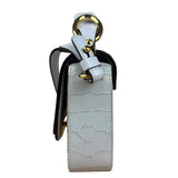 Chloé Mini Grey Croc Embossed C 2Way Bag