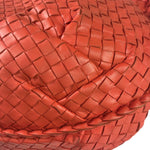 Bottega Veneta Orange Intrecciato Hobo Bag