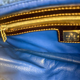 Fendi Vintage Blue Cashmere Baguette