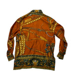 Loewe Silk Printed Long Sleeve Shirt