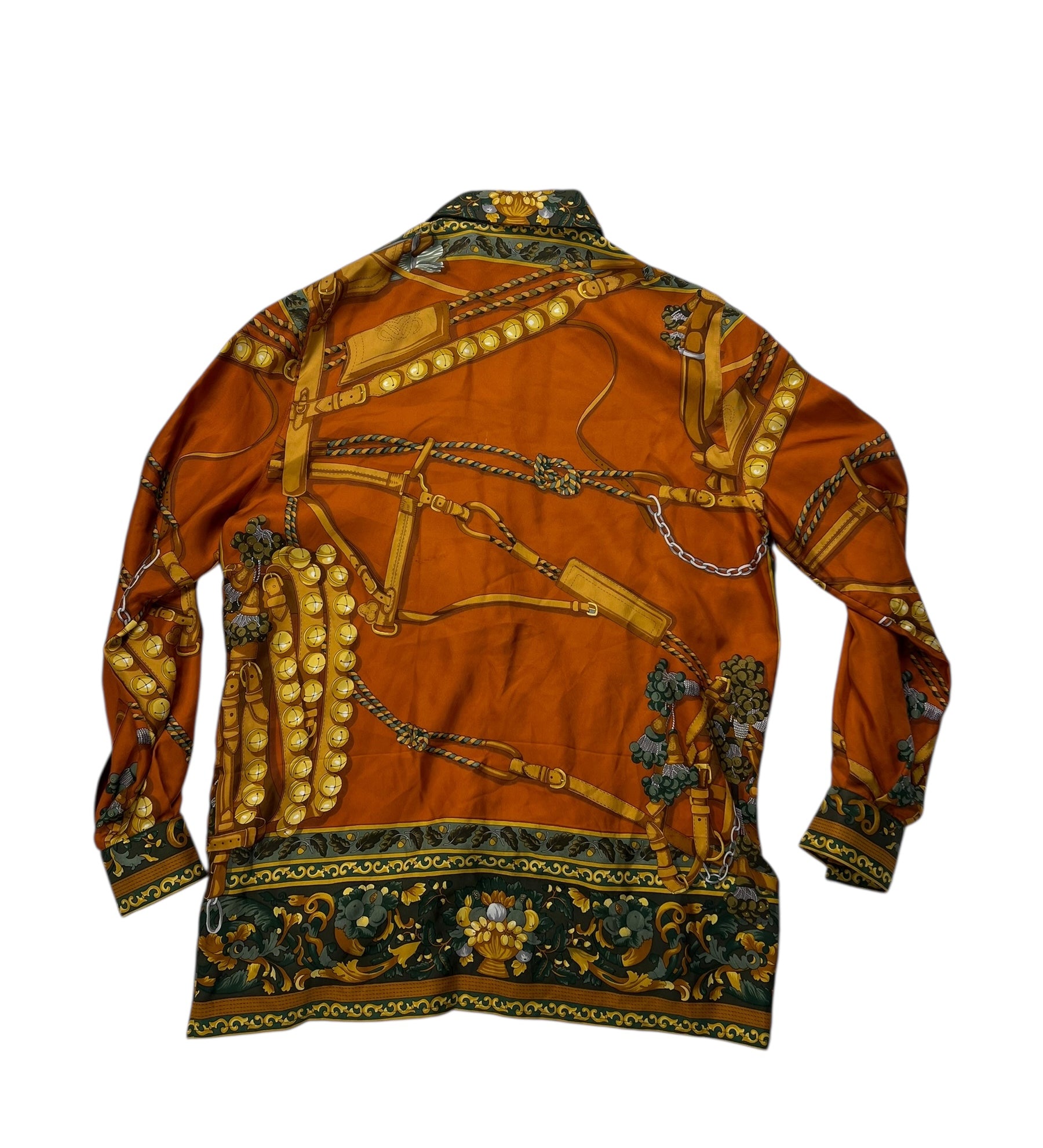 Loewe Silk Printed Long Sleeve Shirt