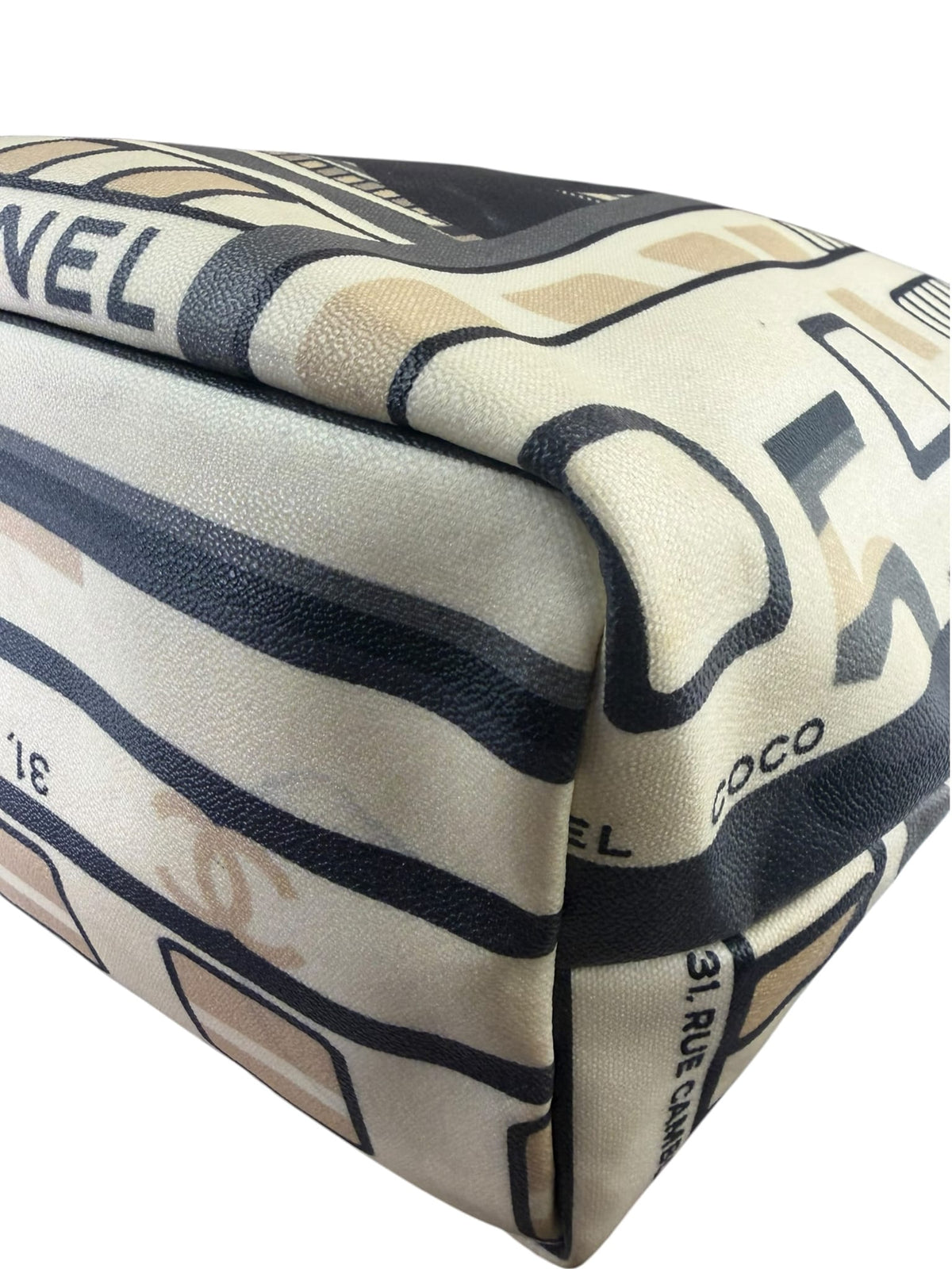 Chanel Colorblock Leather Le Train Shopping Tote 2006