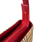 Burberry Brown/Beige House Haymarked Shoulder Bag