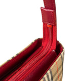 Burberry Brown/Beige House Haymarked Shoulder Bag
