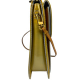Louis Vuitton Yellow Patent Leather Vernis Mott Accessory Pouch
