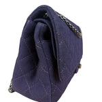 Chanel Purple Quilted 2.55 Reissue Double Flap Bag 2012