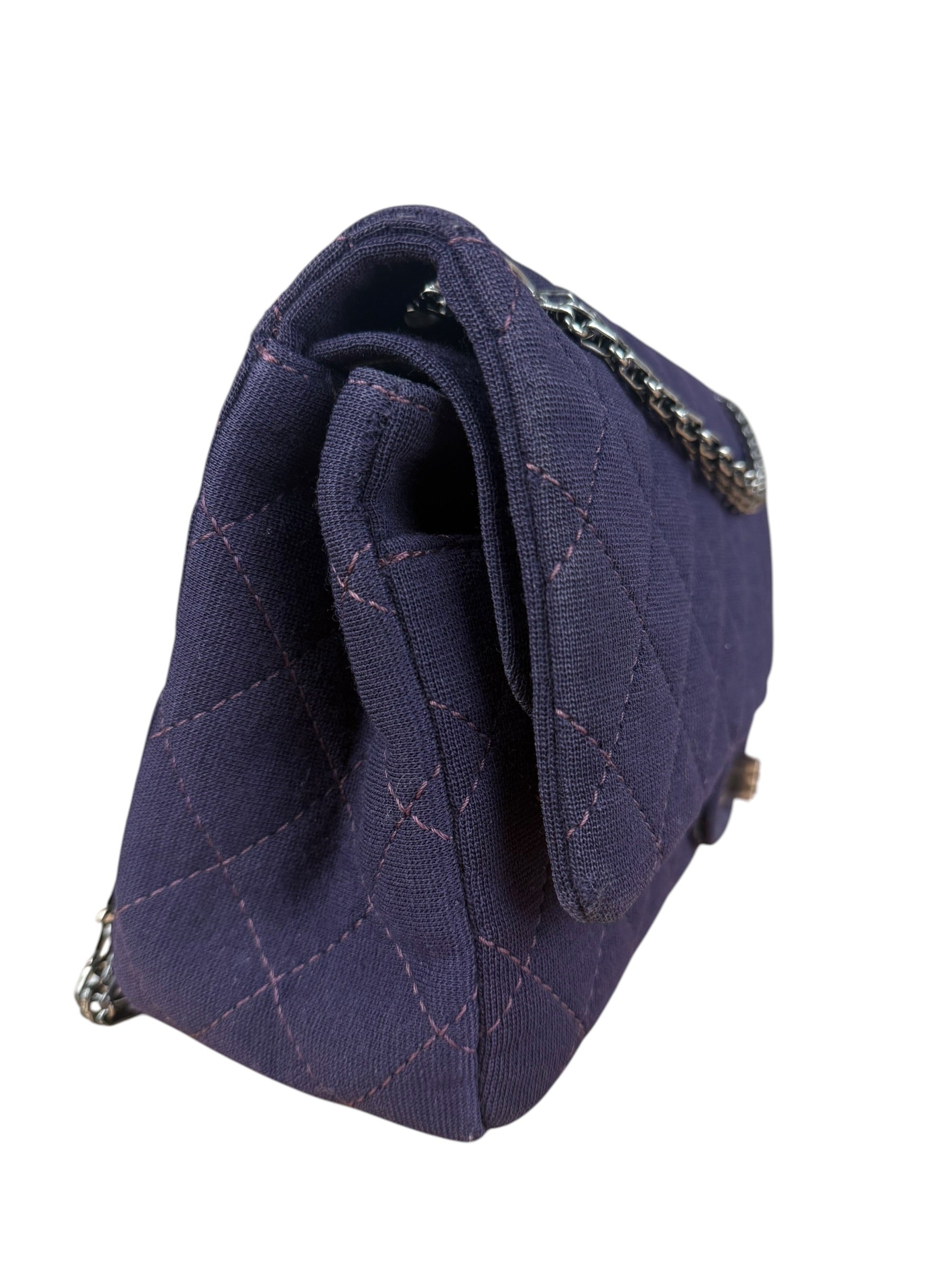 Chanel Purple Quilted 2.55 Reissue Double Flap Bag 2012