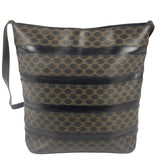 Celine Coated Canvas Stripped Macadam Crossbody