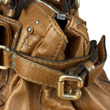 Chloe Vintage Brown Paddington Leather Handbag