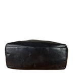 Prada Black Leather Tote Bag