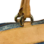 Louis Vuitton Vintage Denim Leather Trim Monogram Neo Speedy 30