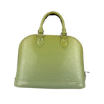 Louis Vuitton Green Patent Epi Alma Handbag