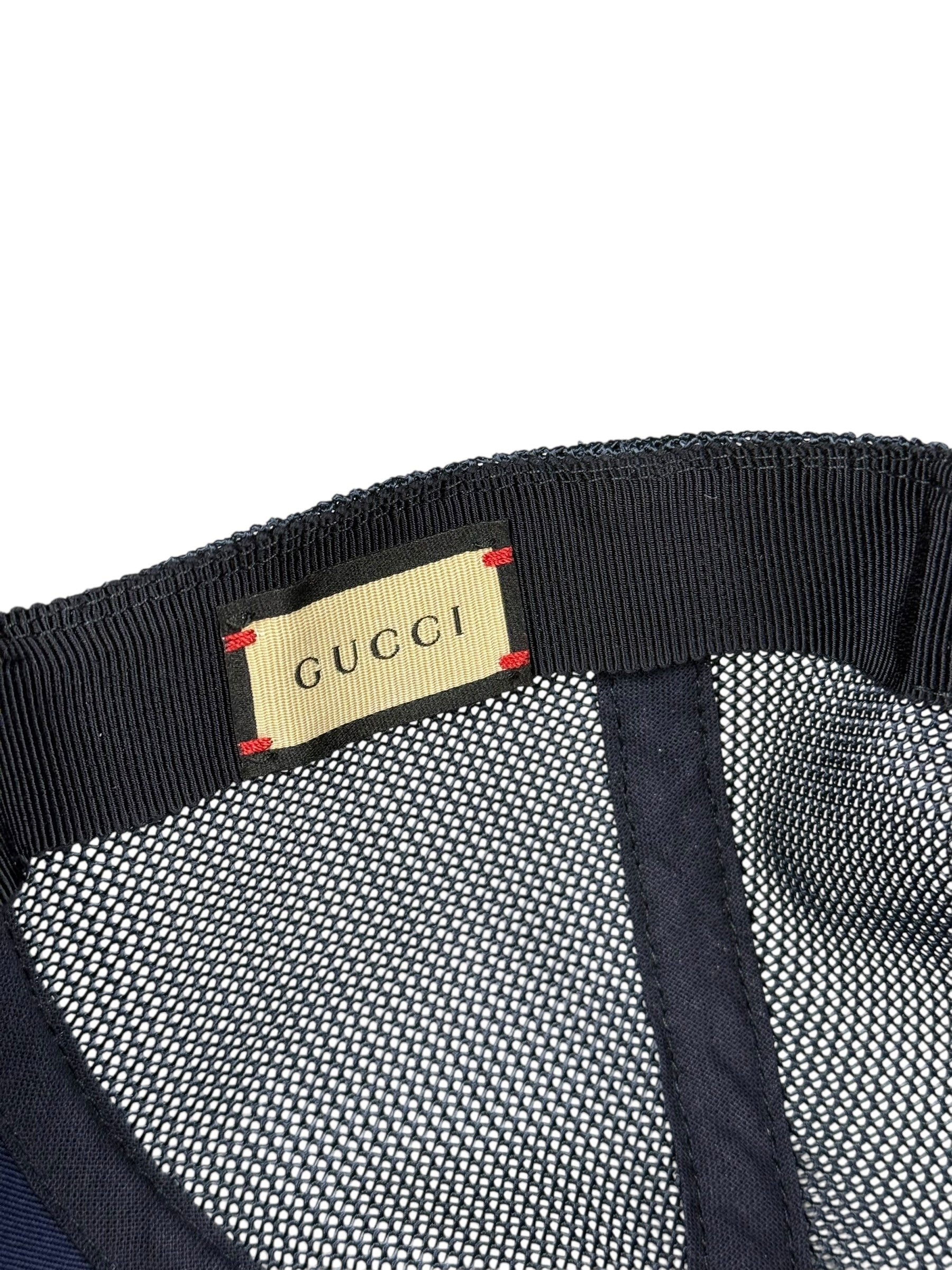 Gucci Trucker Hat Navy Blue