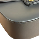 Gucci Grey Leather 1955 Horsebit Shoulder Bag