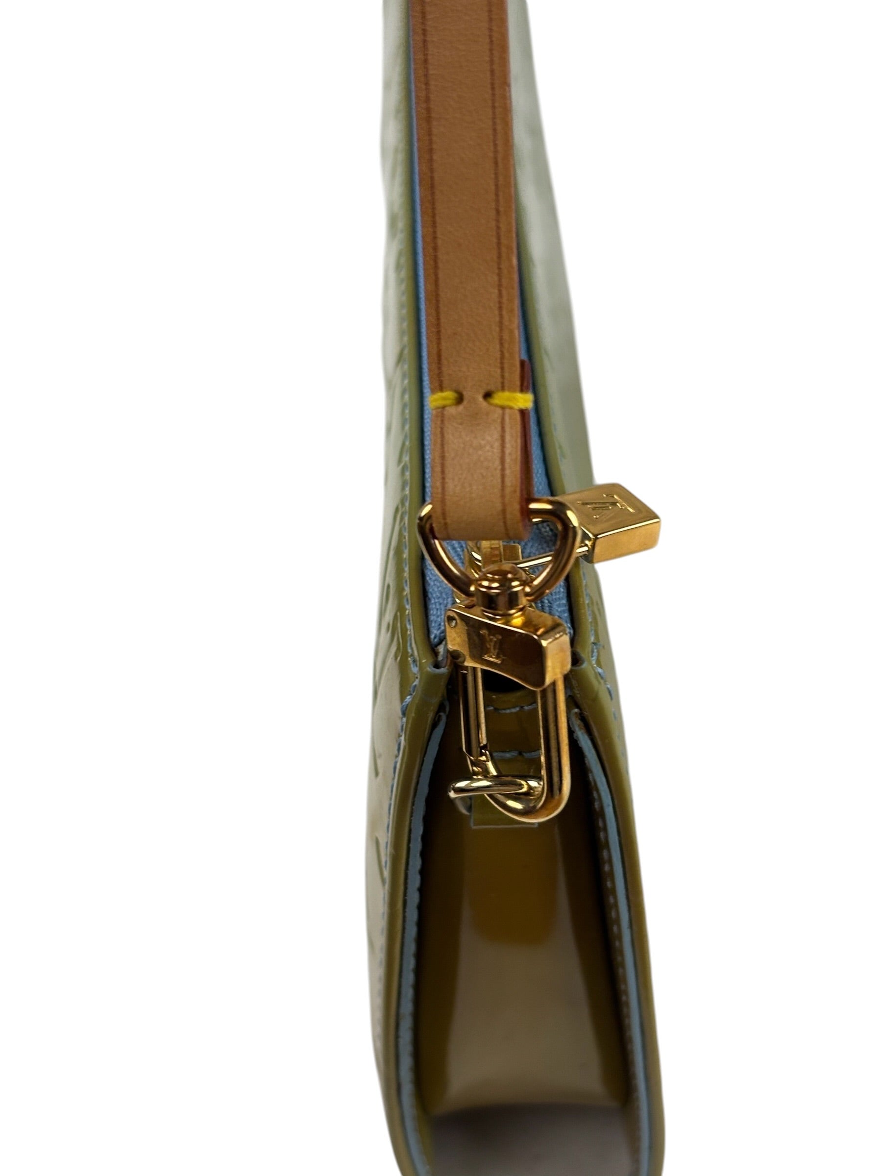Louis Vuitton Green Vernis Lexington Pochette