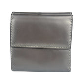 Christian Dior Vintage Patent Leather Gray Bi-Fold Wallet