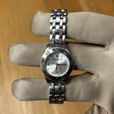 Eddie Bauer Silver Circle Dial Stainless Silver Band