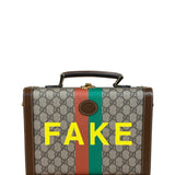 Gucci GG Supreme Fake/Not Savoy Beauty Case Crossbody