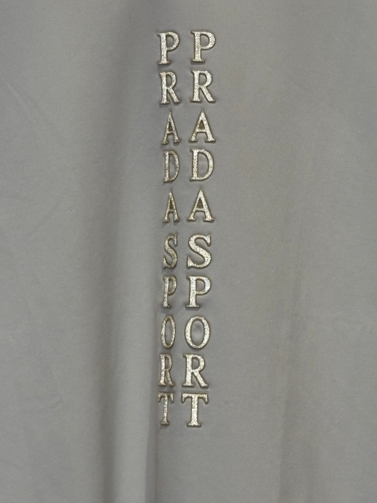 Prada Sport Logo Short Sleeve Top Ivory