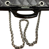 Chanel Dark Grey Cockpit Flap Shoulder Bag 2015