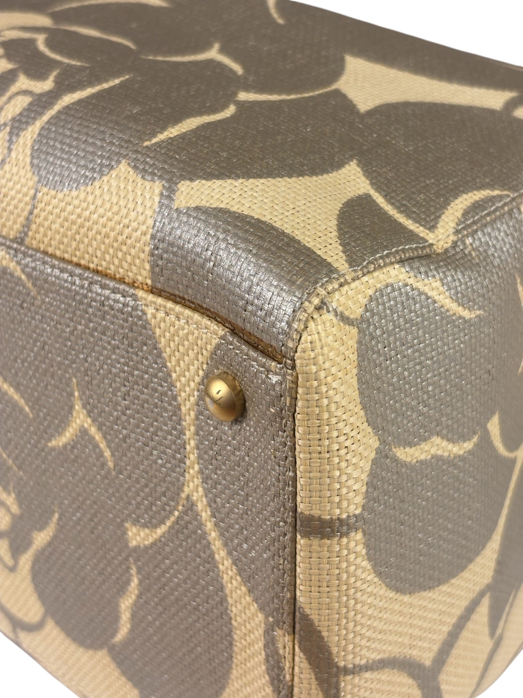Chanel Camellia Raffia Tote 2004