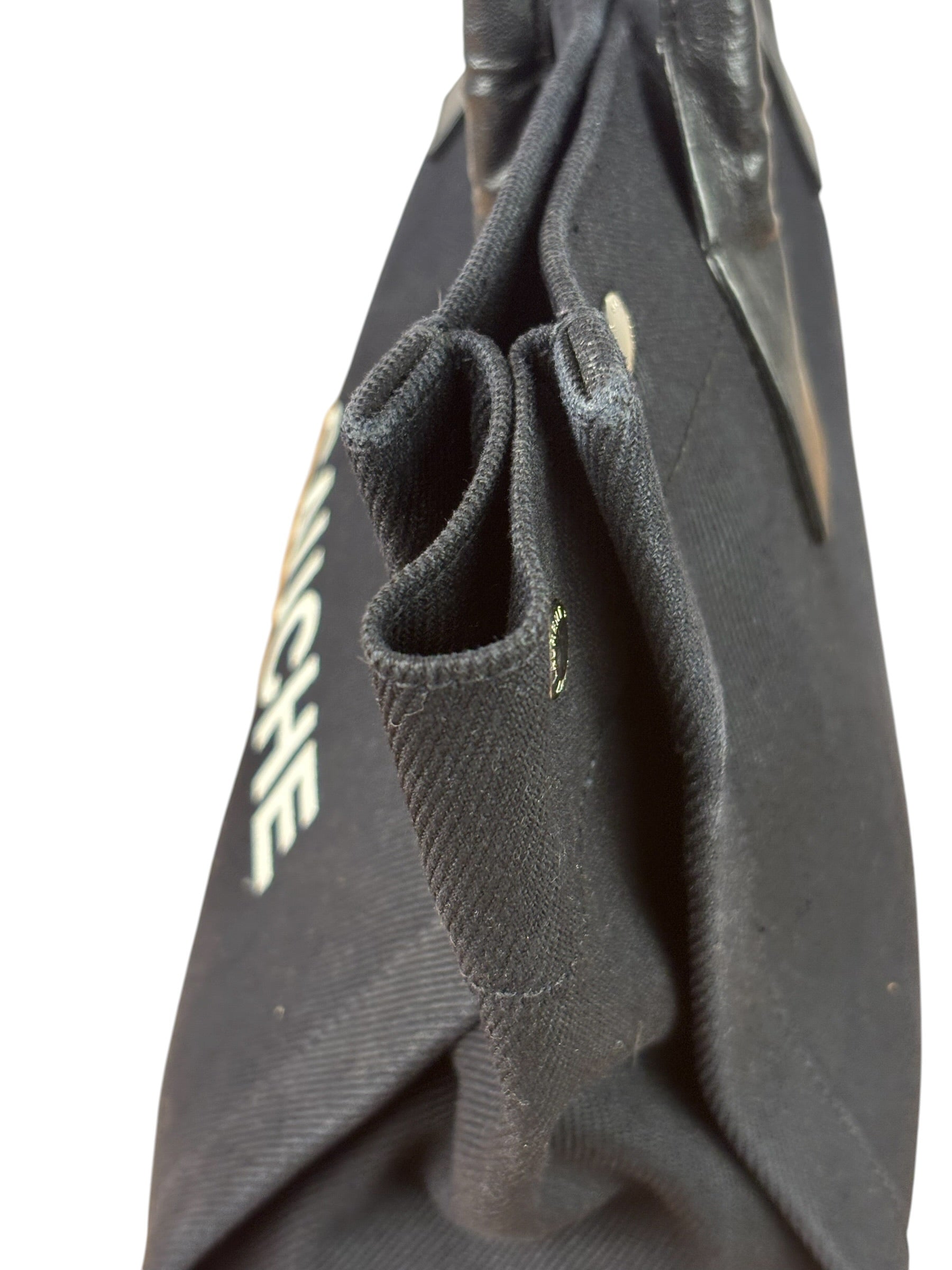 Yves Saint Laurent Black Rive Gauche Canvas Tote