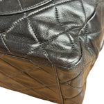 Chanel Vintage Brown Leather Jumbo Flap Bag