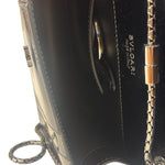 Bvlgari Black Patent Leather Small Serpenti Crossbody Bag