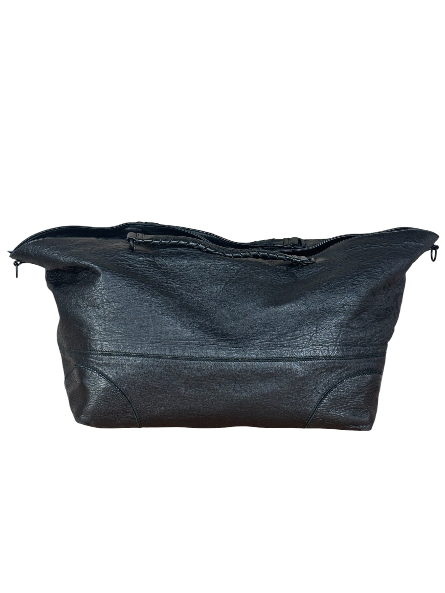 Bottega Veneta Vintage Black Leather Cervo Cocker Hobo Bag