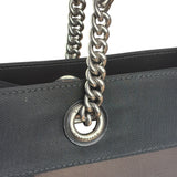 Balenciaga Black Leather Trim Mesh Duty Free Tote Bag