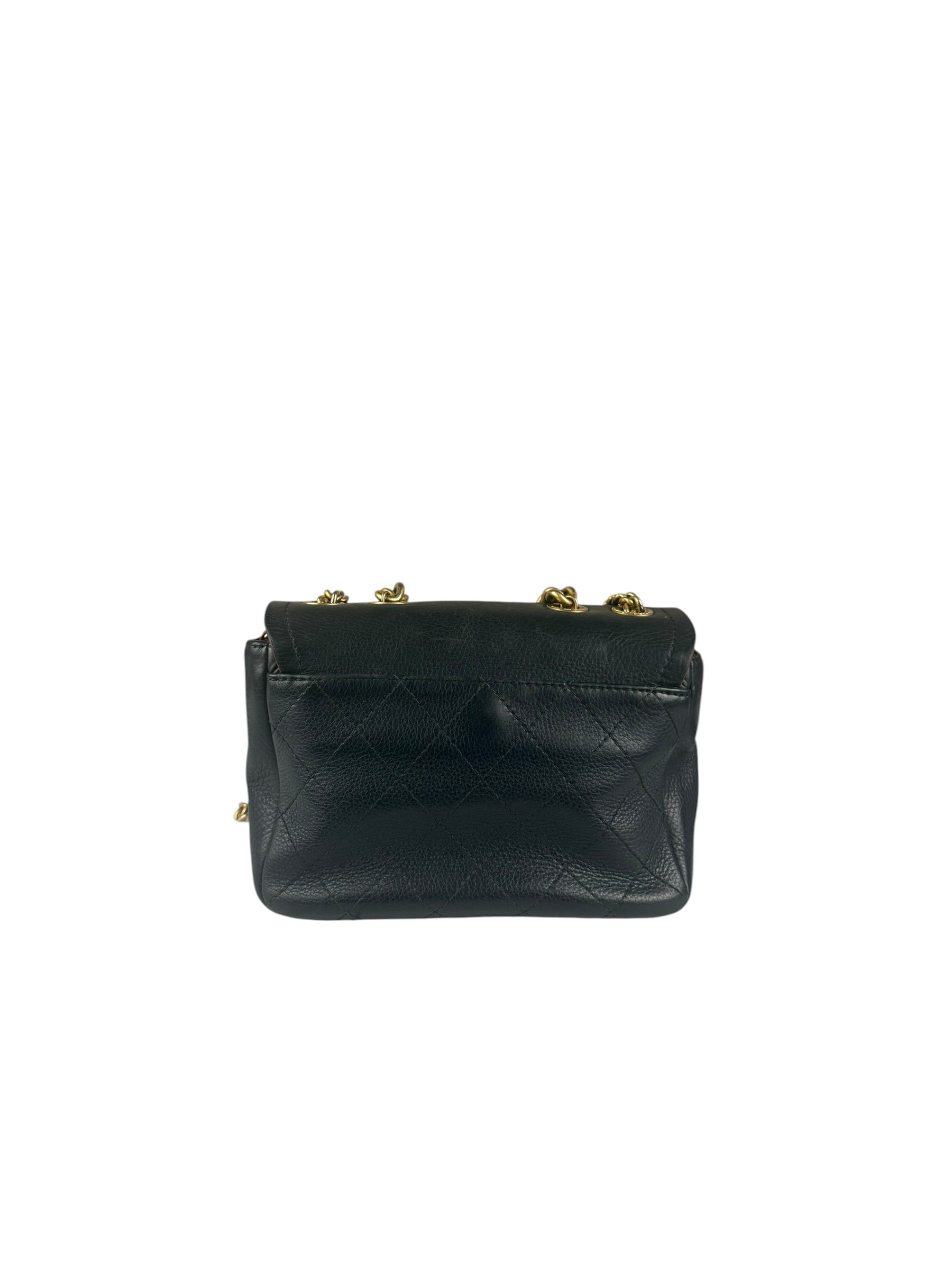Chanel Black Quilted Archi Chic Flap Bag 2017