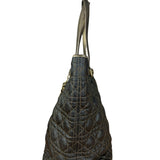 Christian Dior Cannage Quilted Panarea Tote Bag Black