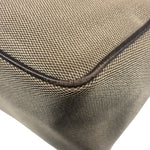 Gucci Vintage Beige Canvas Mini Pochette Handbag