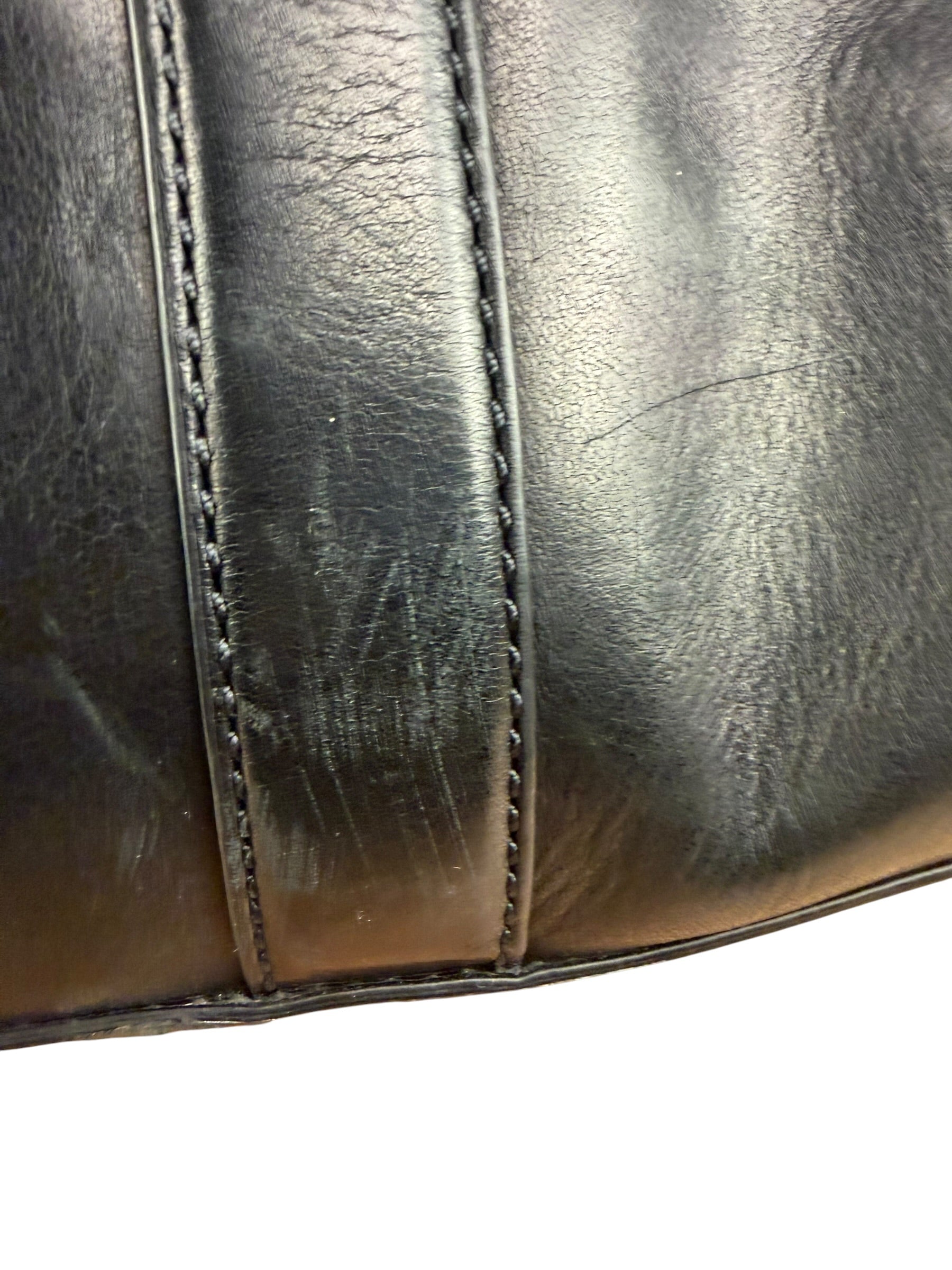 Coach Black Leather Large Duffle