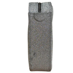 Balenciaga Silver GlitterLeather Triangle Two-Way Bag