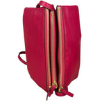 Celine Pink Leather Trio Crossbody Bag