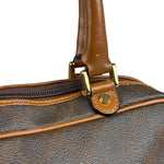 Bally Vintage Leather Coated Monogram Handbag