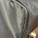 Prada Black Nylon Boston Travel Bag
