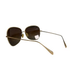 Oliver Peoples Gold-Tone Aviator Sunglasses
