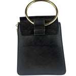 Chloe Black Suede/Leather Faye Bracelet Crossbody Bag