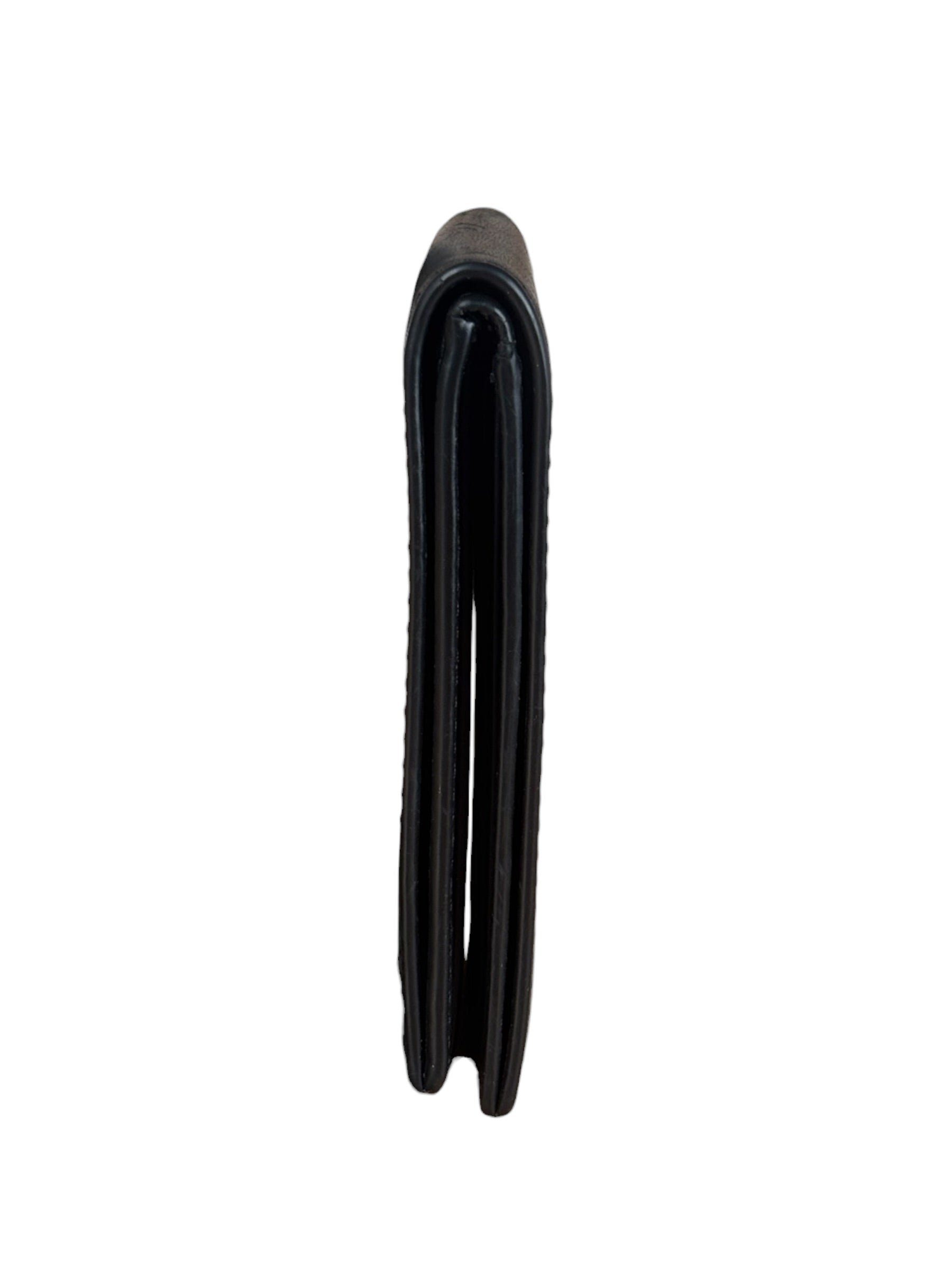 Coach Black Leather Slim Bifold Wallet