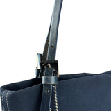 Fendi FF Wave Canvas Shoulder Tote