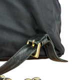 Prada Vintage Black Nylon Drawstring Backpack