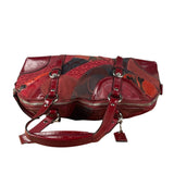 Coach Red Leather Patchwork Handbag
